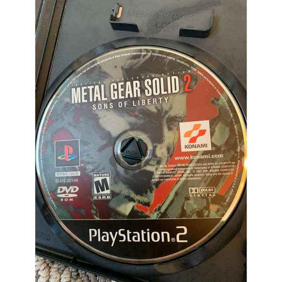 PlayStation 2 Metal Gear Solid 2 Sons of - Picture 2 of 4